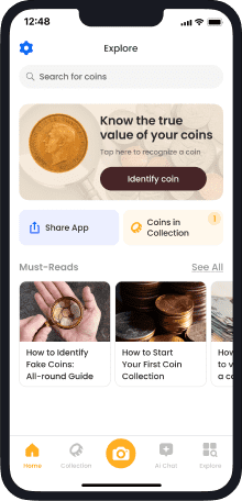 1 Step to Use Coin Value Identifier